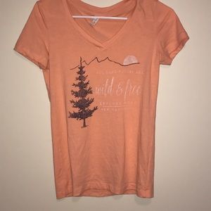 Short sleeve light pink shirt